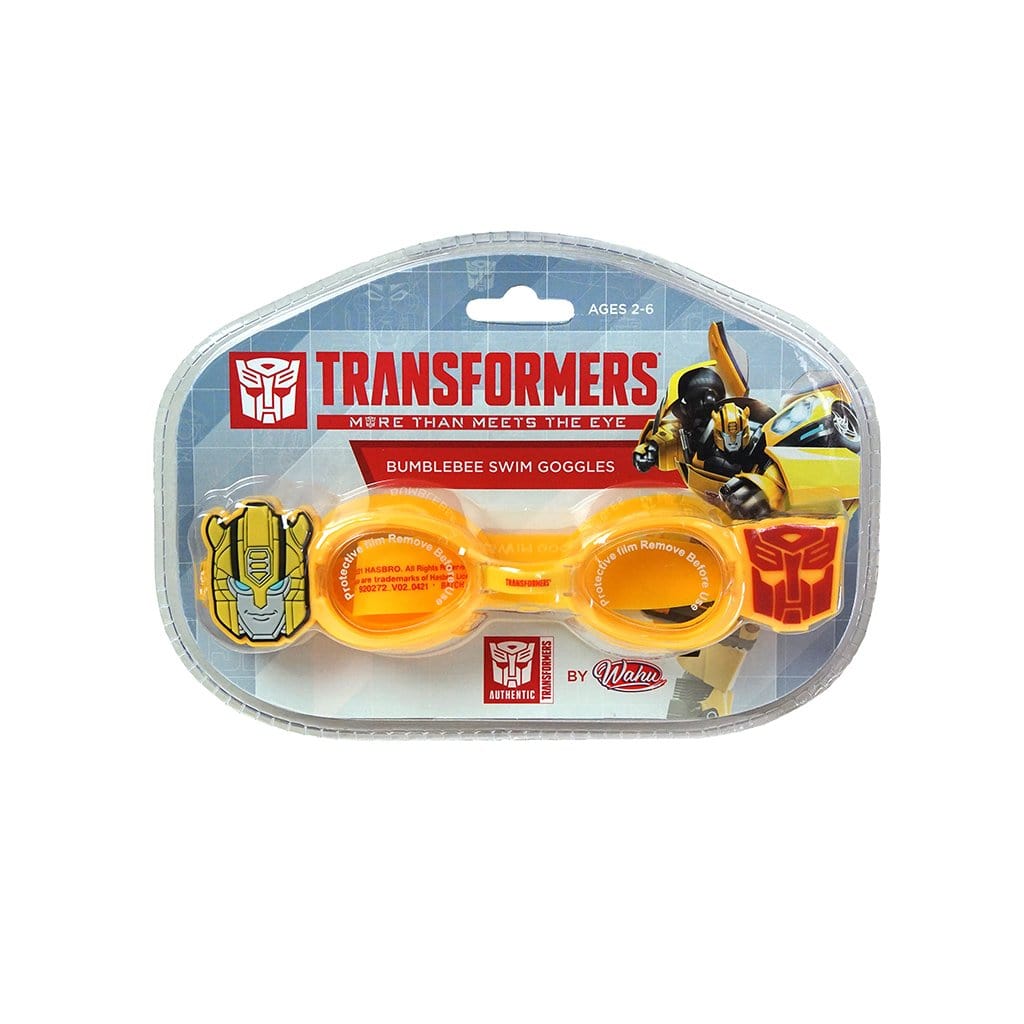 Wahu x Transformers Swimming Goggles Bumblebee in package