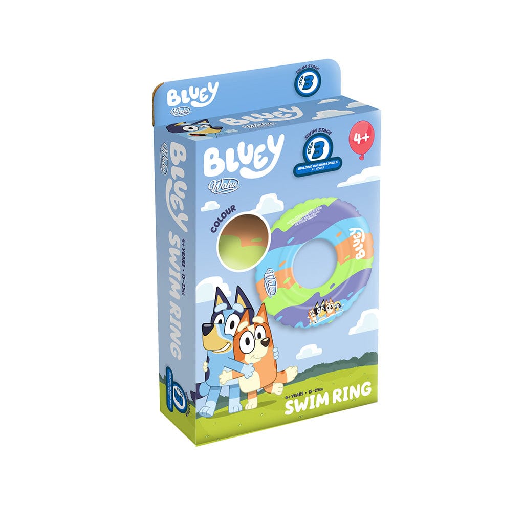 New Wahu Swim Ring Bluey in box