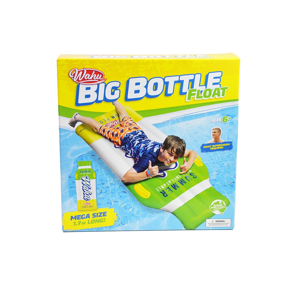 Wahu Big Bottle Float in package