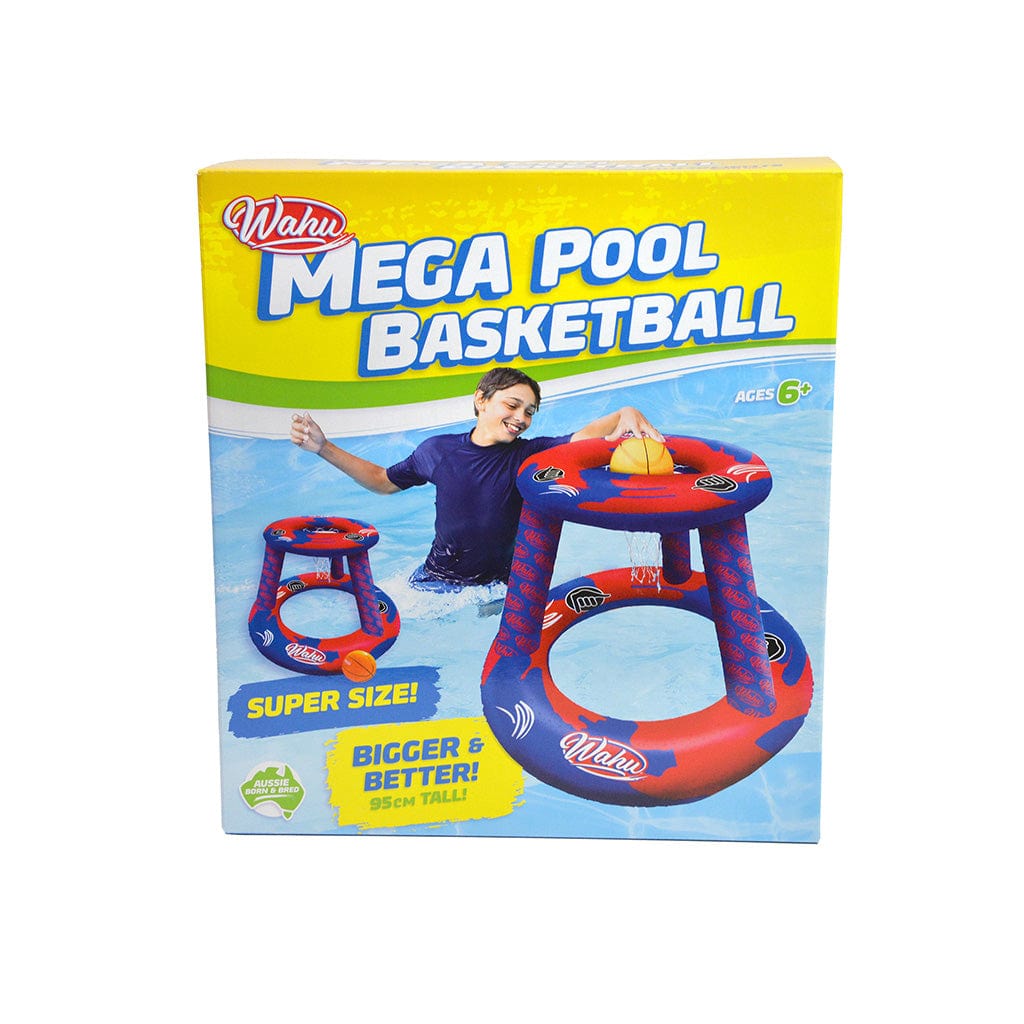 Wahu Meg Pool Basketball Red &amp; Blue front of box