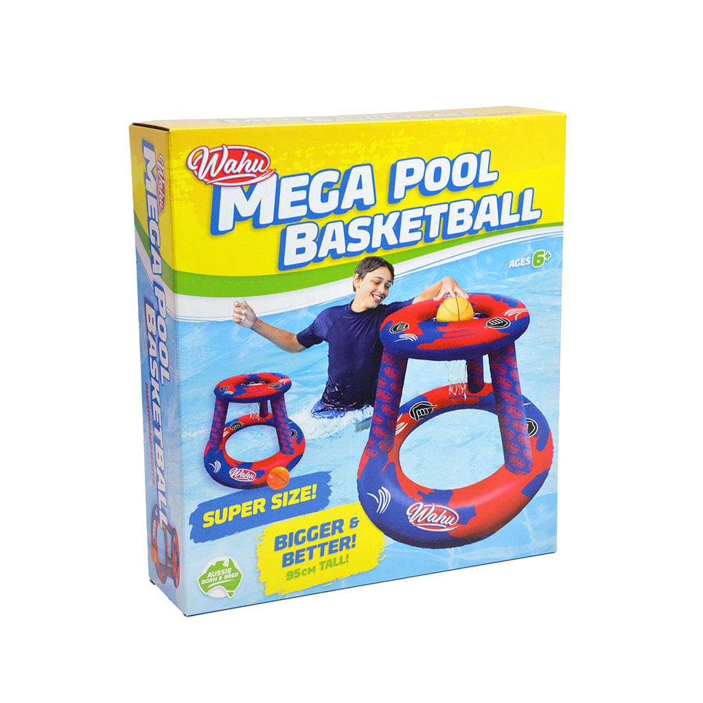 Wahu Meg Pool Basketball Red &amp; Blue in box