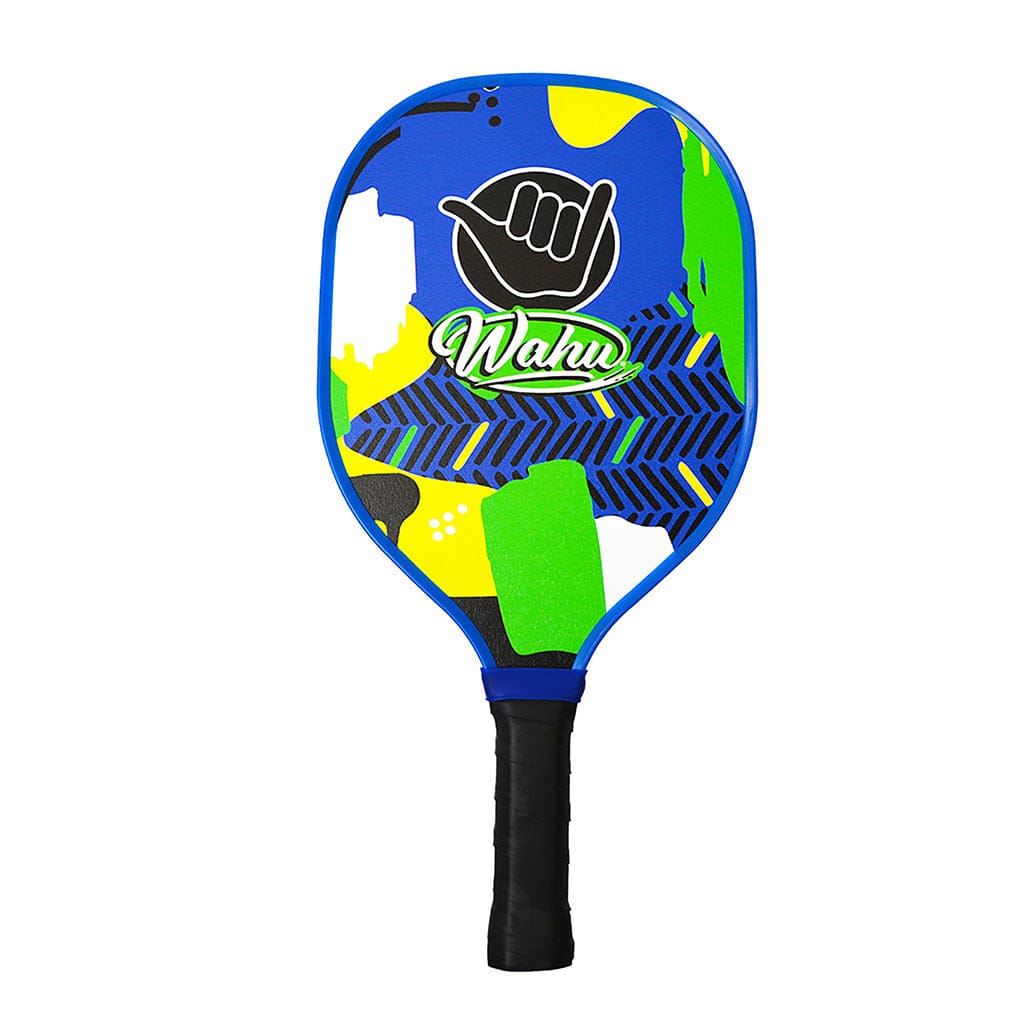 Wahu Pickleball green and blue paddle