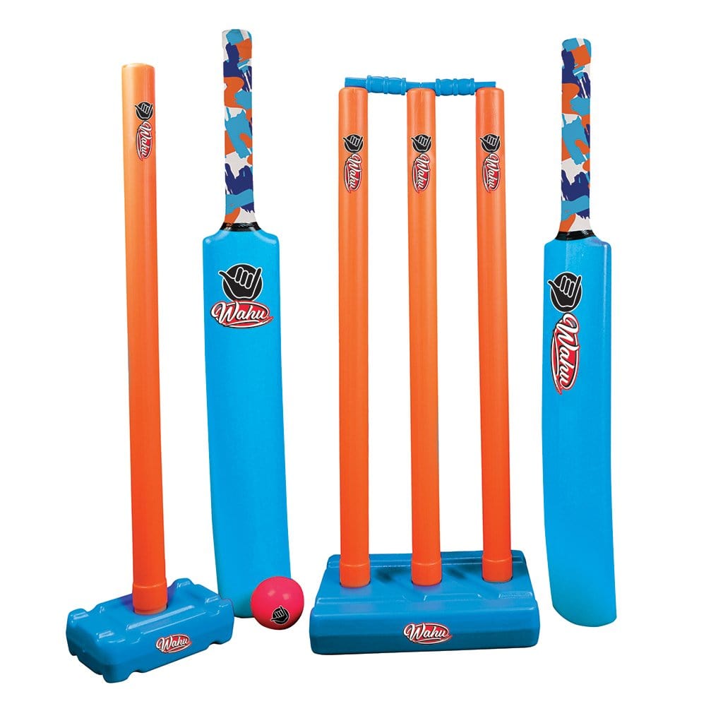 Wahu Double Cricket Set Orange & Blue