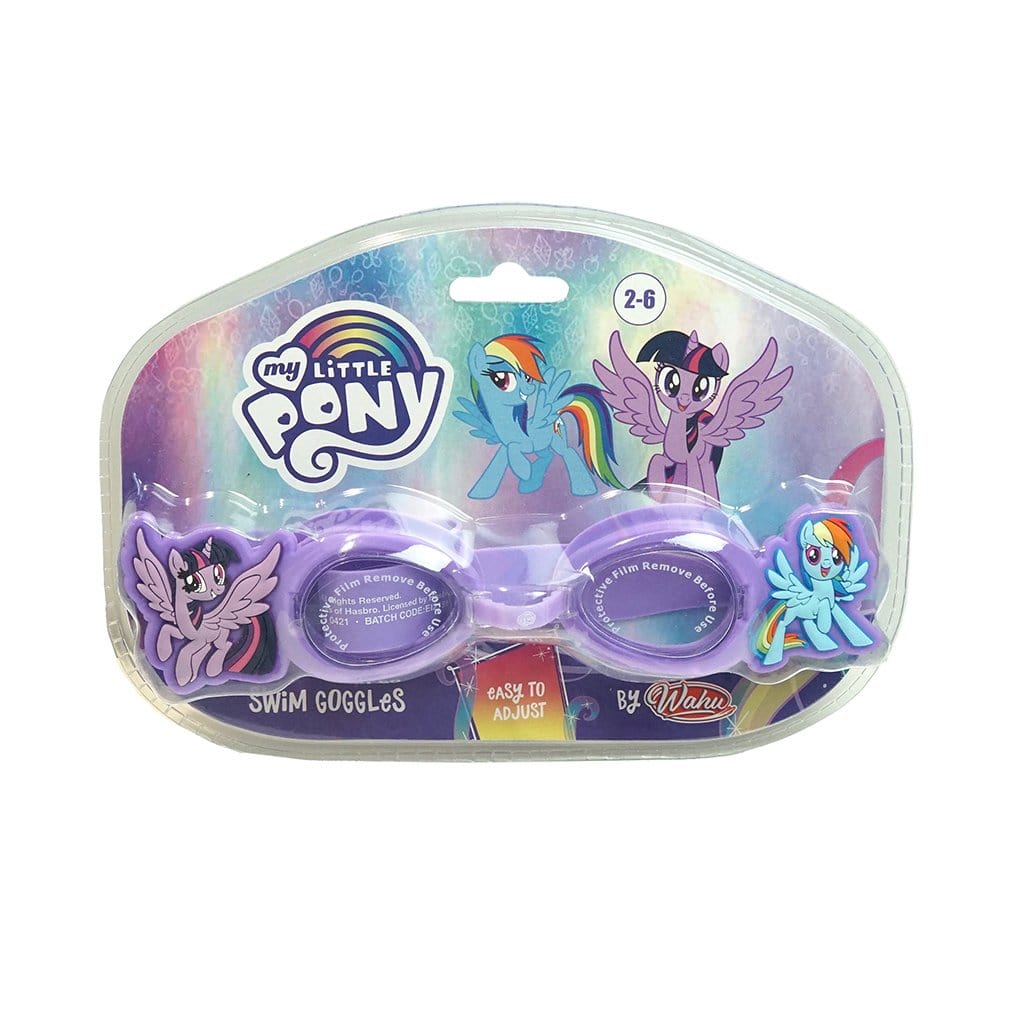 Wahu x My Little Pony Swimming Goggles Purple in package