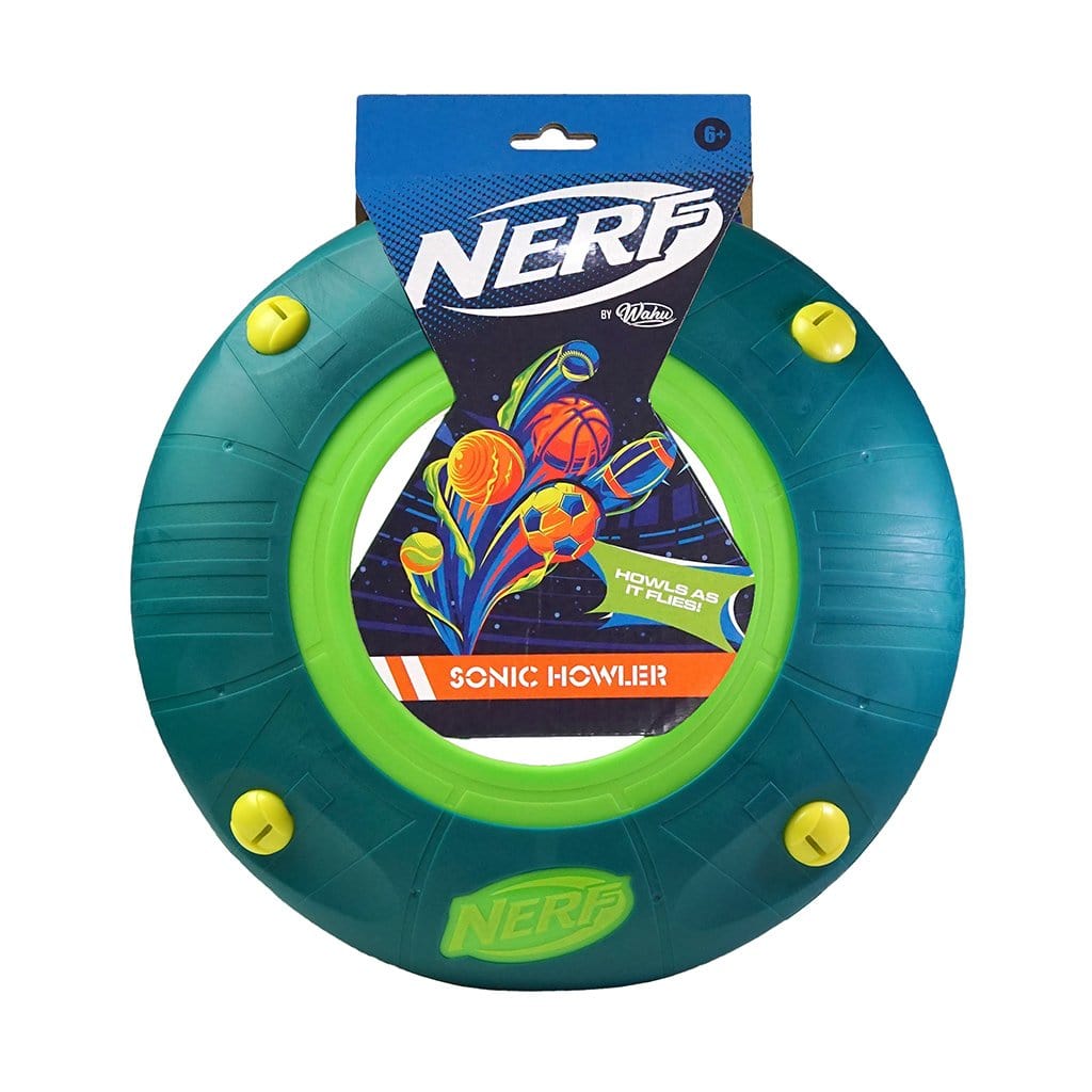 Wahu x Nerf Sonic Howler Green &amp; Blue in package