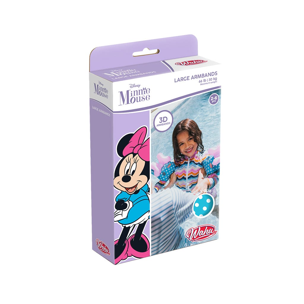 Wahu Minnie Mouse Armbands in package (Large)