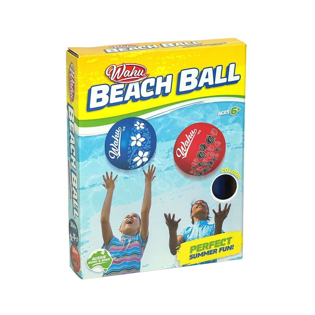 Wahu Inflatable Beach Ball Paradise Blue in package
