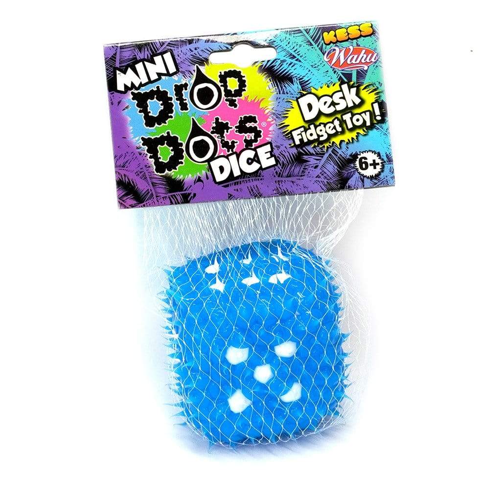 Kess Drop Dot Dice Blue