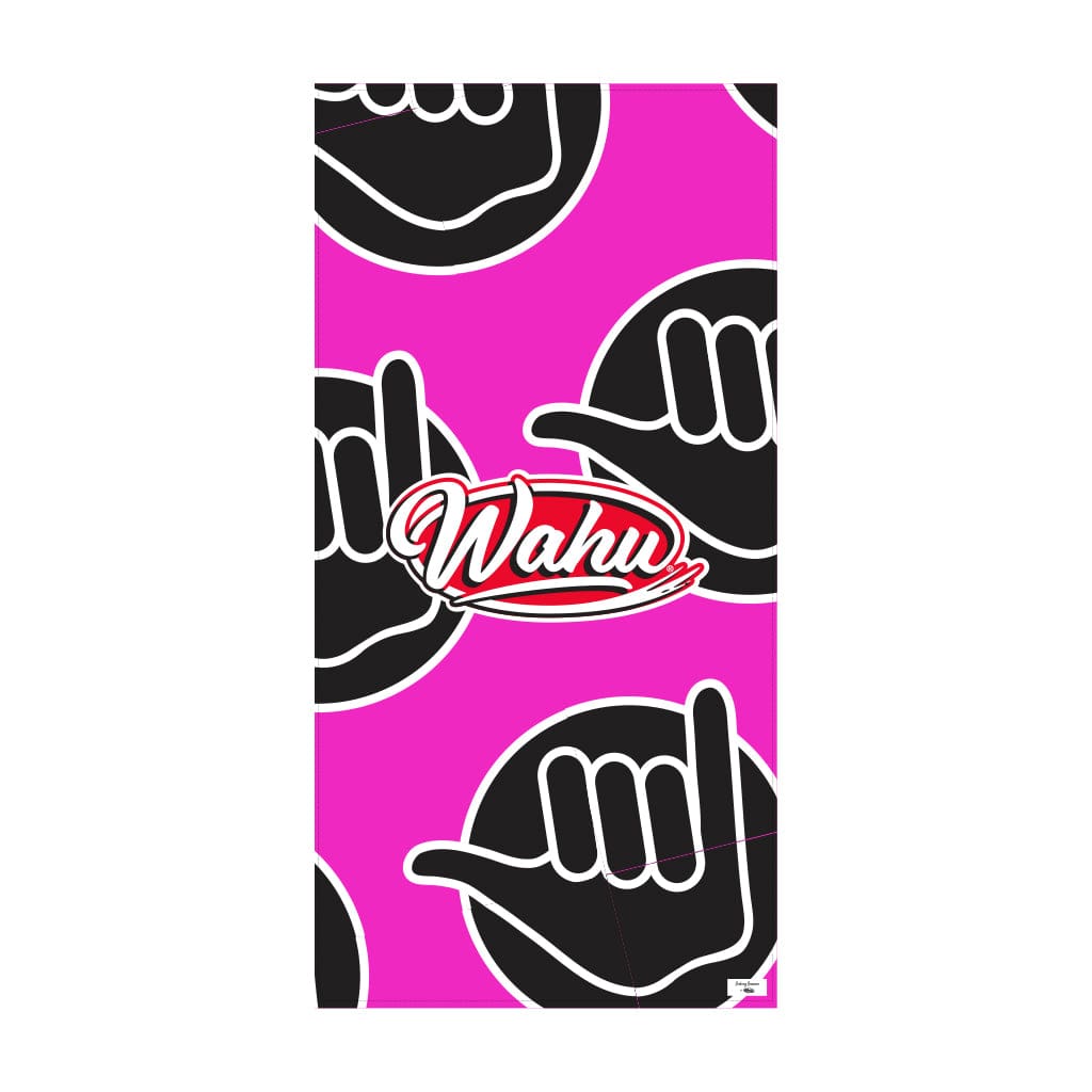Seeking Summer x Wahu Shaka Plus Pink Towel